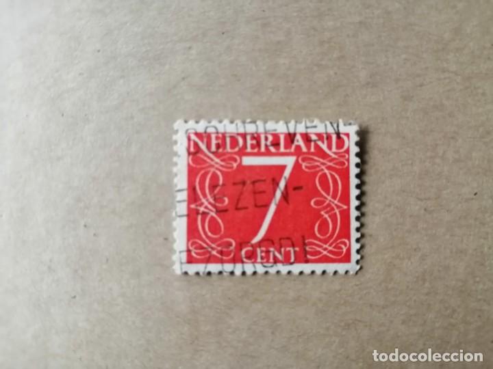 Sellos: NEDERLAND 7 CENT - CIFRAS - YVERT 612 - Foto 1