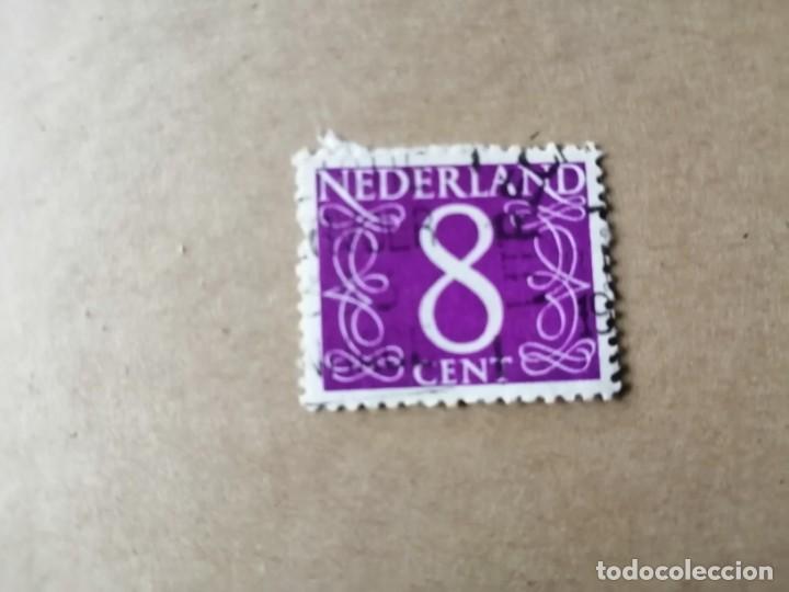 Sellos: NEDERLAND 8 CENT - CIFRAS - YVERT 612A - Foto 1