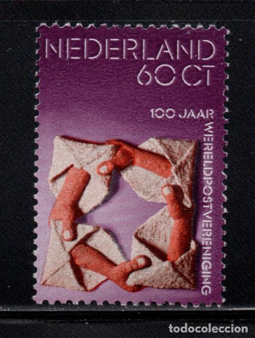 Sellos: HOLANDA 1009** - A&Ntilde;O 1974 - CENTENARIO DE LA UNION POSTAL UNIVERSAL - Foto 1