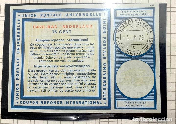 Sellos: NETHERLANDS -- International Reply Coupon IRC. 75 CENT - Foto 1
