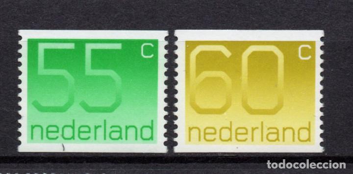 Sellos: HOLANDA 1153A/54A** - A&Ntilde;O 1981 - CIFRAS - Foto 1