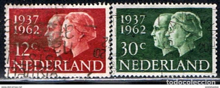Sellos: HOLANDA // YVERT 745, 746 // 1962 ... USADO - Foto 1