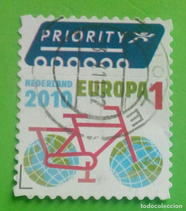 Sellos: Netherlands, Holanda. Europa, Priority. Used - Foto 1
