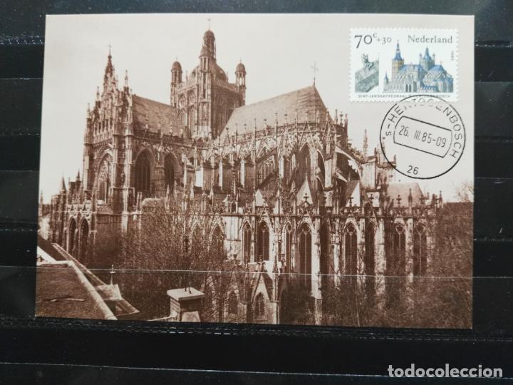 Sellos: HOLANDA. YVERT 1239. EDIFICIOS RELIGIOSOS. CATEDRAL DE SAN JUAN EN HERTOGENBOSCH. GOTICO - Foto 1