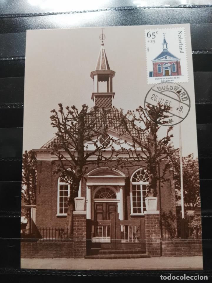 Sellos: HOLANDA. YVERT 1237. EDIFICIOS RELIGIOSOS. IGLESIA DE LA CONGREGACI&Oacute;N EN BOLSWARD - Foto 1