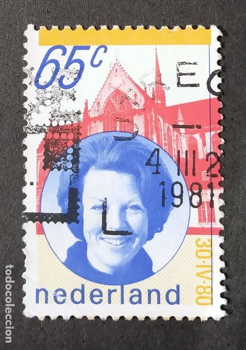 Sellos: 1981 Holanda Reina Beatriz - Foto 1
