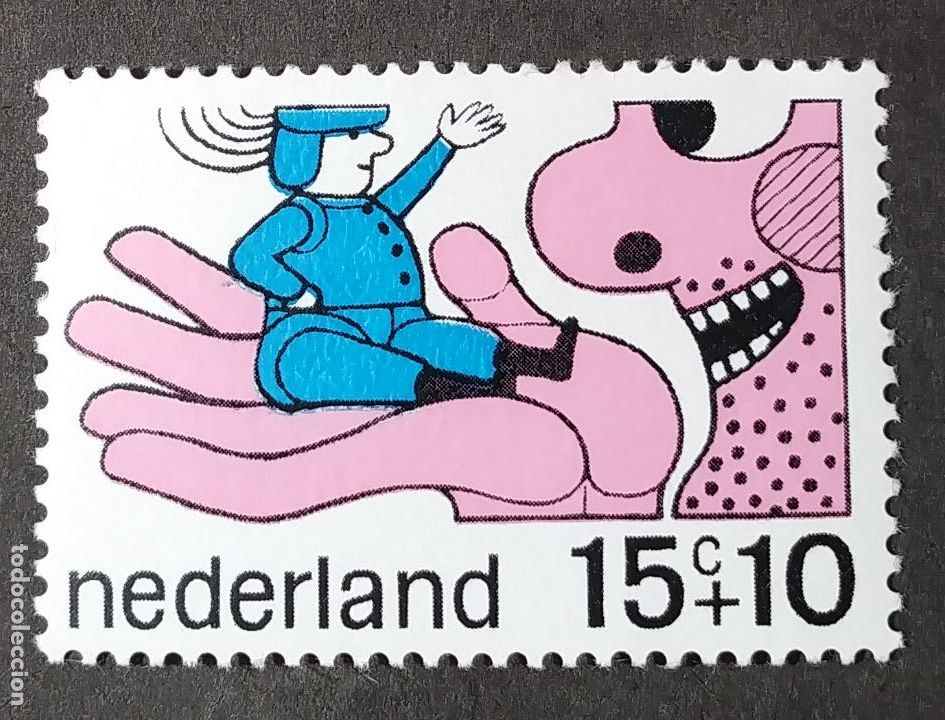 Sellos: 1968 Holanda Protecci&oacute;n a la infancia - Foto 1