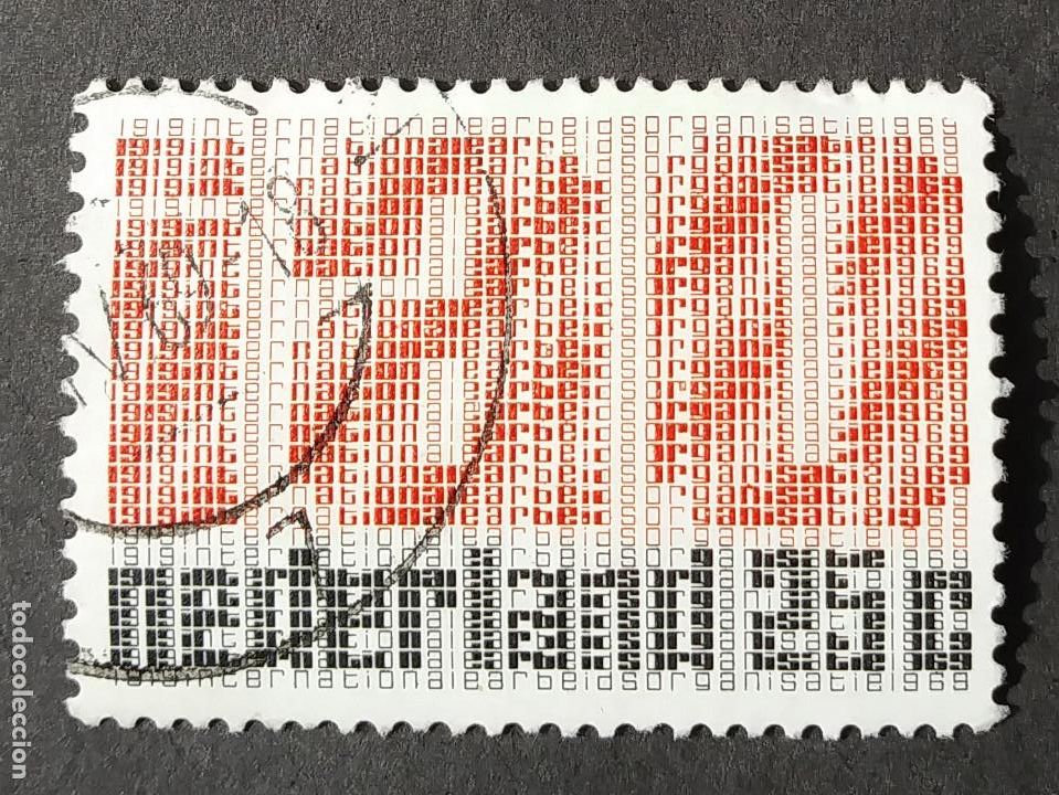 Sellos: 1969 Holanda 50 Aniversario ILO - Foto 1