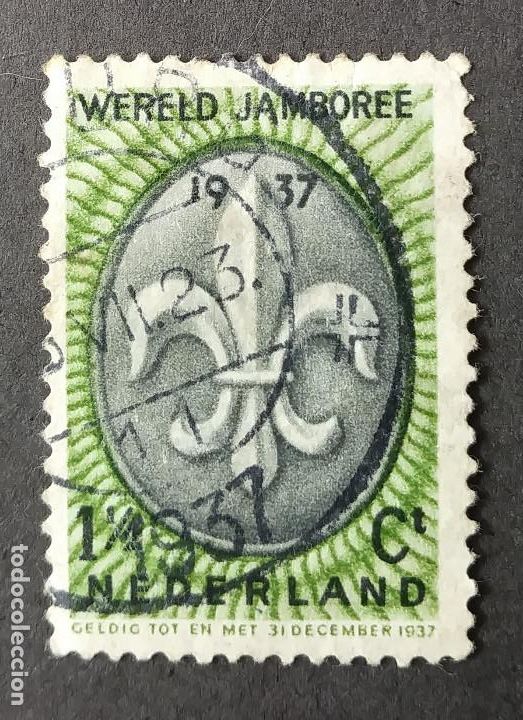 Sellos: 1937 Holanda Encuentro de exploradores - Foto 1