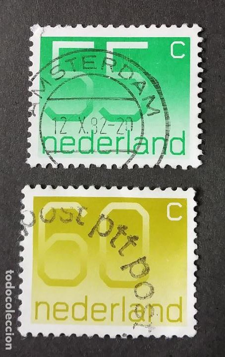 Sellos: Serie completa 1981 Holanda N&uacute;meros - Foto 1