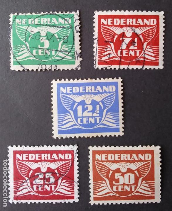 Sellos: 1941 Holanda N&uacute;meros - Foto 1