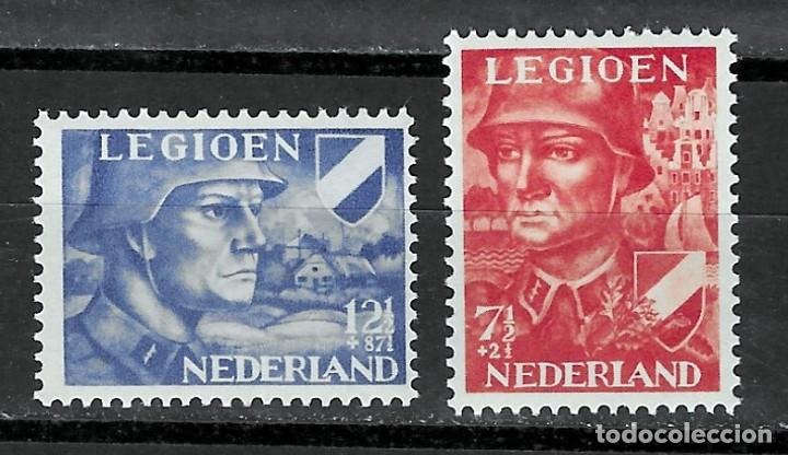 Sellos: HOLANDA N&ordm; 393 AL 394 (**) - Foto 1