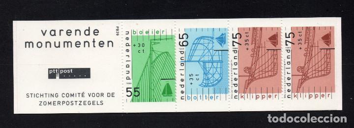 Sellos: HOLANDA CARNET 1331a** - A&Ntilde;O 1989 - BARCOS - Foto 1