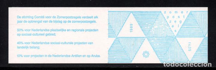 Sellos: HOLANDA CARNET 1331a** - A&Ntilde;O 1989 - BARCOS - Foto 2