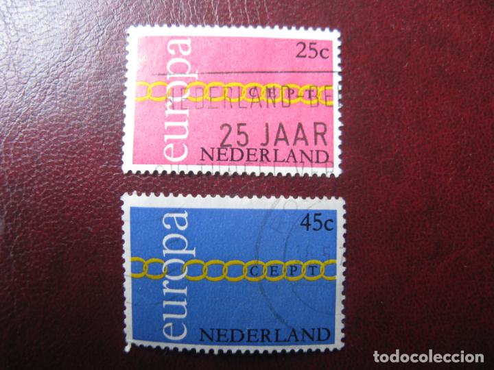 Sellos: +holanda, 1971, europa, Yvert 932/33 - Foto 1