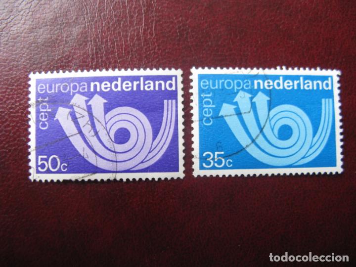 Sellos: +holanda, 1973, europa, Yvert 982/83 - Foto 1