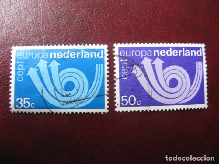 Sellos: +holanda, 1973, europa, Yvert 982/83 - Foto 1
