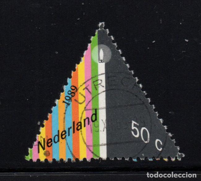 Sellos: HOLANDA 1344 - A&Ntilde;O 1989 - NAVIDAD - Foto 1