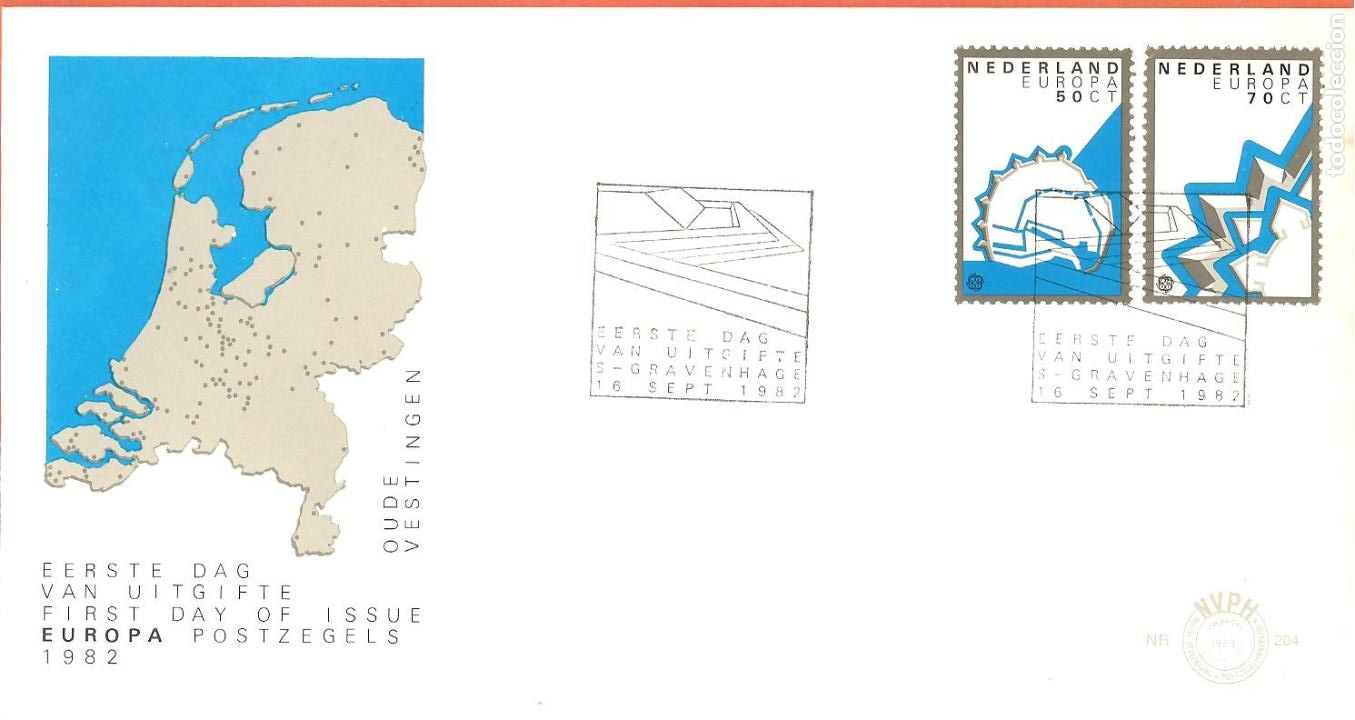 Sellos: SPD -FDC HOLANDA, TEMA EUROPA 1982 - Foto 1
