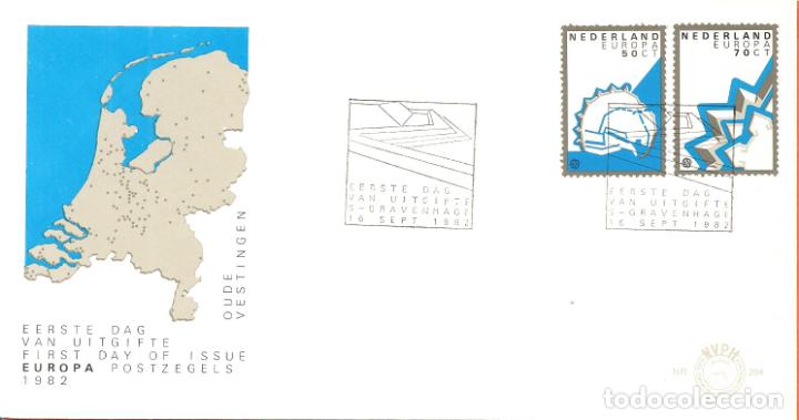 Sellos: SPD -FDC, HOLANDA, TEMA EUROPA , 1982 - Foto 1