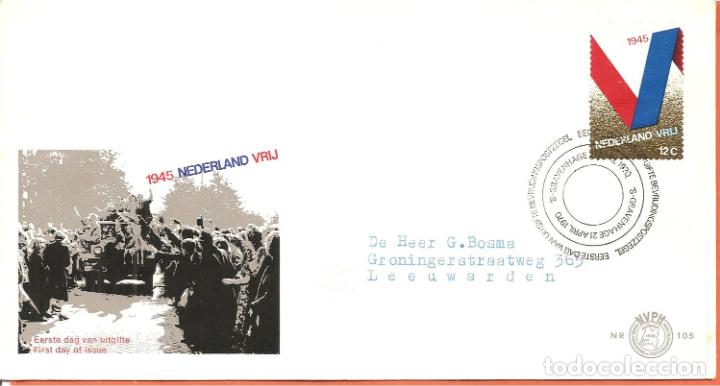 Sellos: SOBRE MATASELLADO, HOLANDA, 1970, - Foto 1