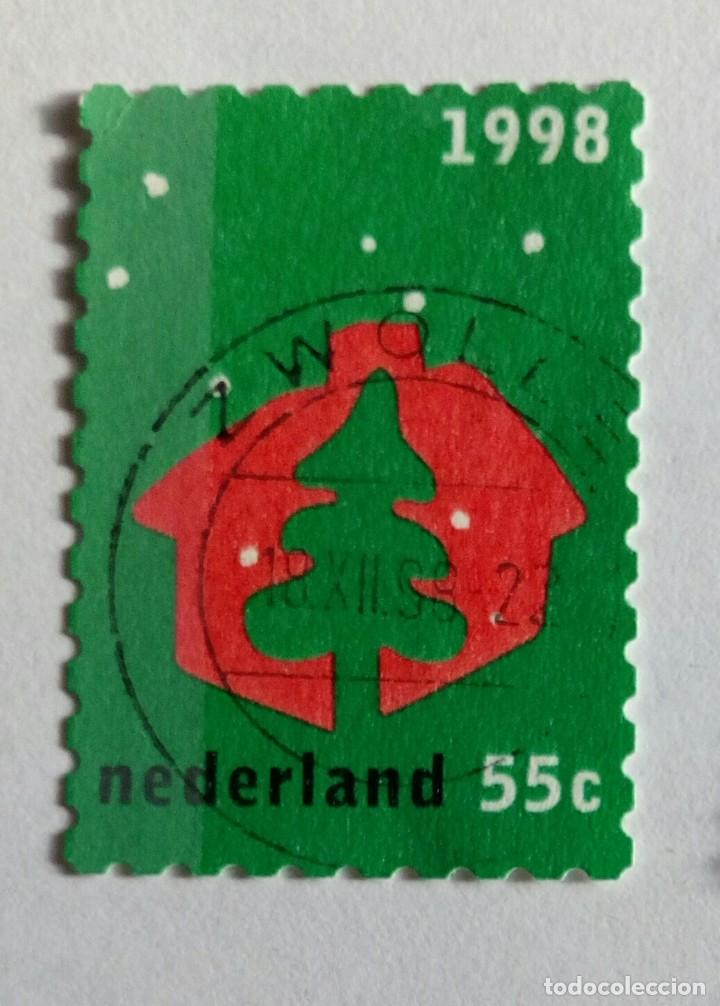 Sellos: Holanda 1998,Navidad. Used - Foto 1