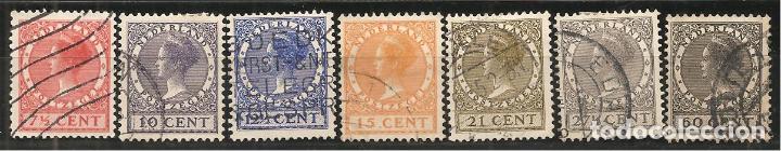 Sellos: HOLANDA, YVERT 209/14, MATASELLADOS - Foto 1