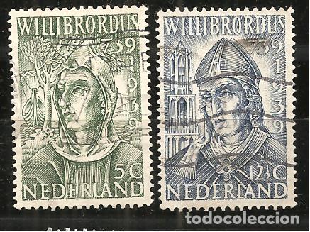 Sellos: HOLANDA, YVERT 323/4, MATASELLADOS - Foto 1