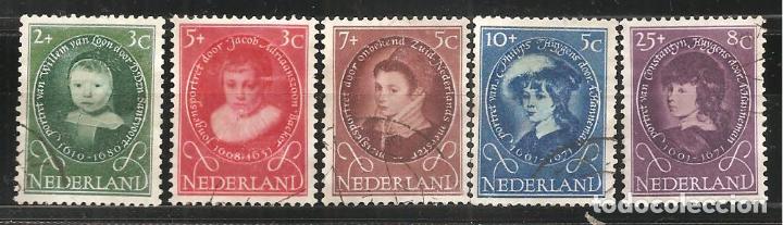 Sellos: HOLANDA, YVERT 644/8, MATASELLADOS - Foto 1