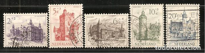 Sellos: HOLANDA, YVERT 554/8, MATASELLADOS - Foto 1