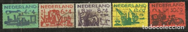 Sellos: HOLANDA, YVERT 703/7, MATASELLADOS - Foto 1