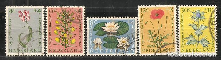 Sellos: HOLANDA, YVERT 719/23, MATASELLADOS - Foto 1