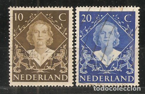 Sellos: HOLANDA, YVERT 497/8, MATASELLADOS - Foto 1