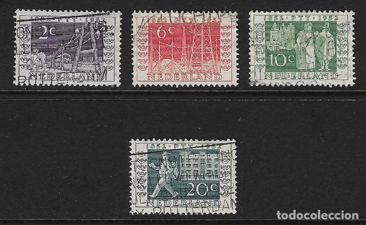 Francobolli: HOLANDA. Yvert ns&ordm; 574/77 usados y defectuosos