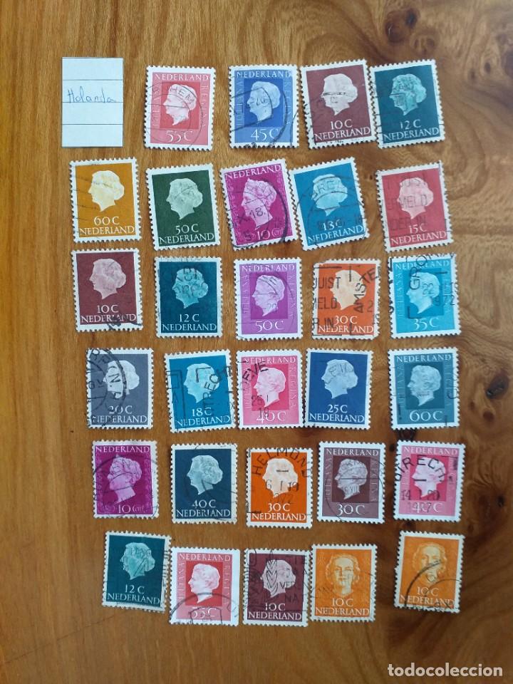 Sellos: LOTE SELLOS USADOS HOLANDA - Foto 1
