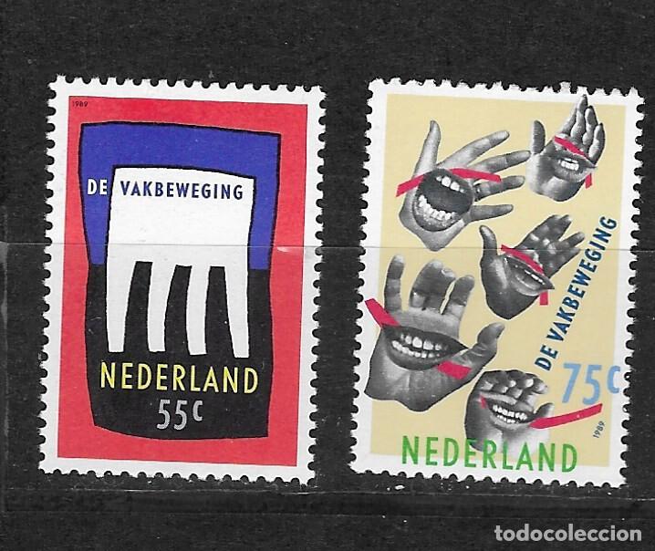 Sellos: HOLANDA N&ordm; 1328 AL 1329 (**) - Foto 1