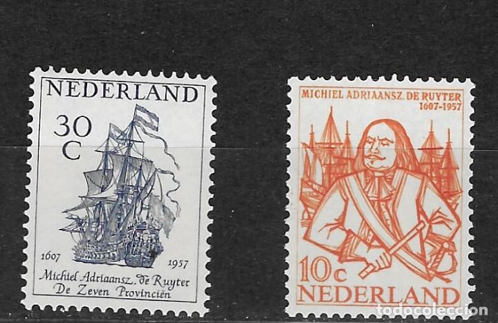 Sellos: HOLANDA N&ordm; 671 AL 672(**) - Foto 1