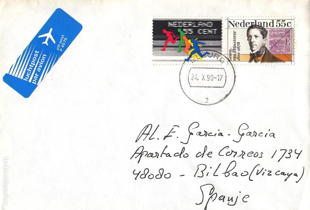 Sellos: CORREO AEREO: HOLANDA 1990 - Foto 1