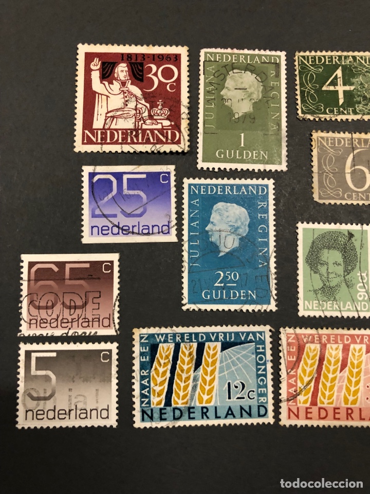 Sellos: Lote de 32 sellos Holanda - Foto 3