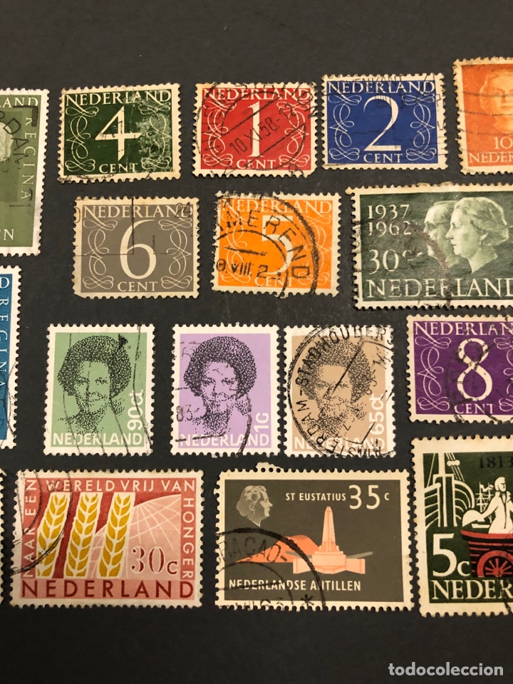 Sellos: Lote de 32 sellos Holanda - Foto 4