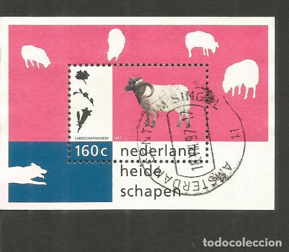 Sellos: HOLANDA HOJA BLOQUE YVERT NUM. 51 USADA - Foto 1