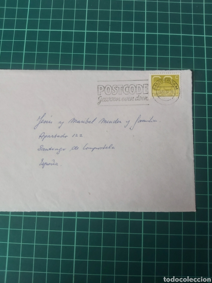 Sellos: MATASELLO AMSTERDAM HOLANDA POSTCODR - Foto 1