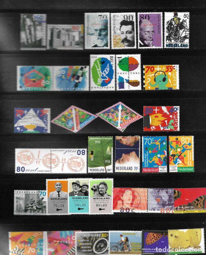 Sellos: HOLANDA 1993, CONJUNTO DE 34 VALORES. MNH. - Foto 1