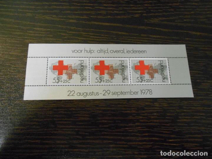 Sellos: HOLANDA-HOJA BLOQUE-3 SELLOS-1978 - Foto 1