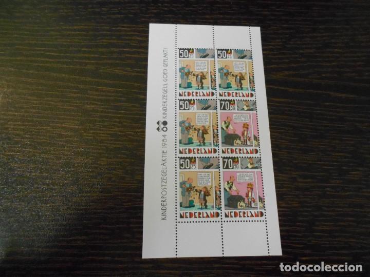 Sellos: HOLANDA-HOJA BLOQUE-6 SELLOS-1984 - Foto 1