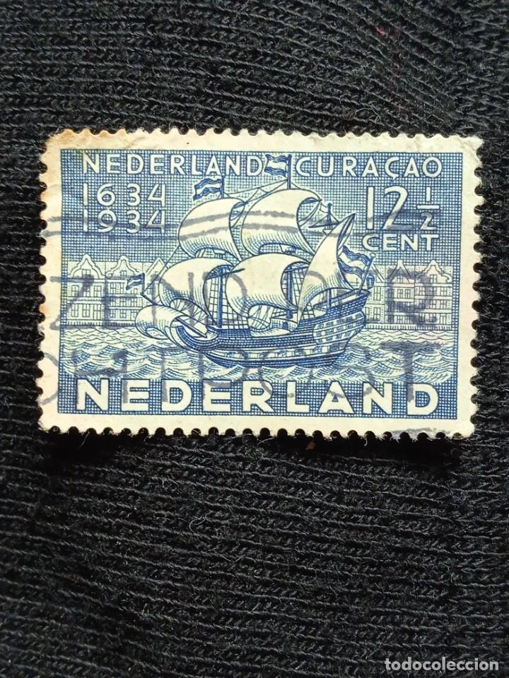 Sellos: HOLANDA 12,1/2 CENT. CURACAO A&Ntilde;O 1935. - Foto 1