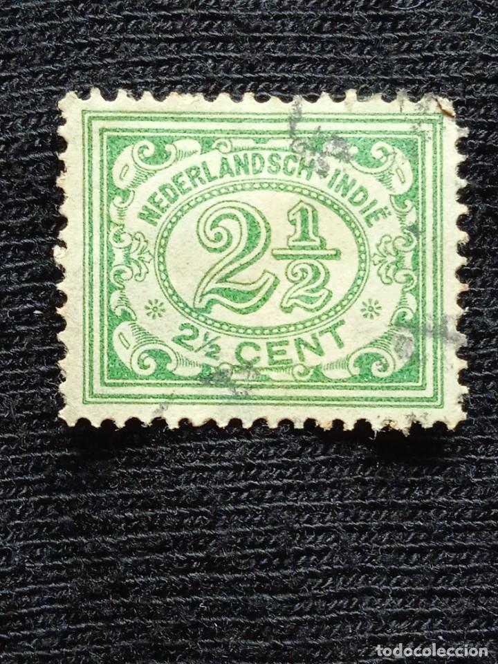Sellos: HOLANDA 2,1/2 CENT CIFRAS A&Ntilde;O 1912. - Foto 1