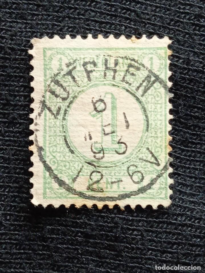 Sellos: HOLANDA 1 CENT CIFRAS A&Ntilde;O 1876. - Foto 1