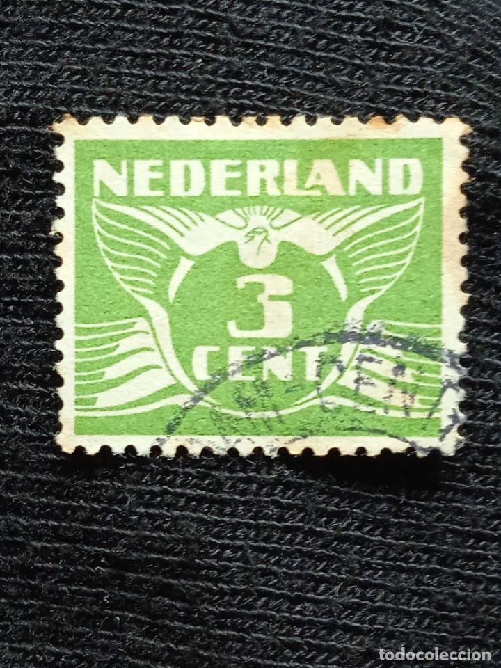 Sellos: HOLANDA 3 CENT CIFRAS A&Ntilde;O 1930. - Foto 1