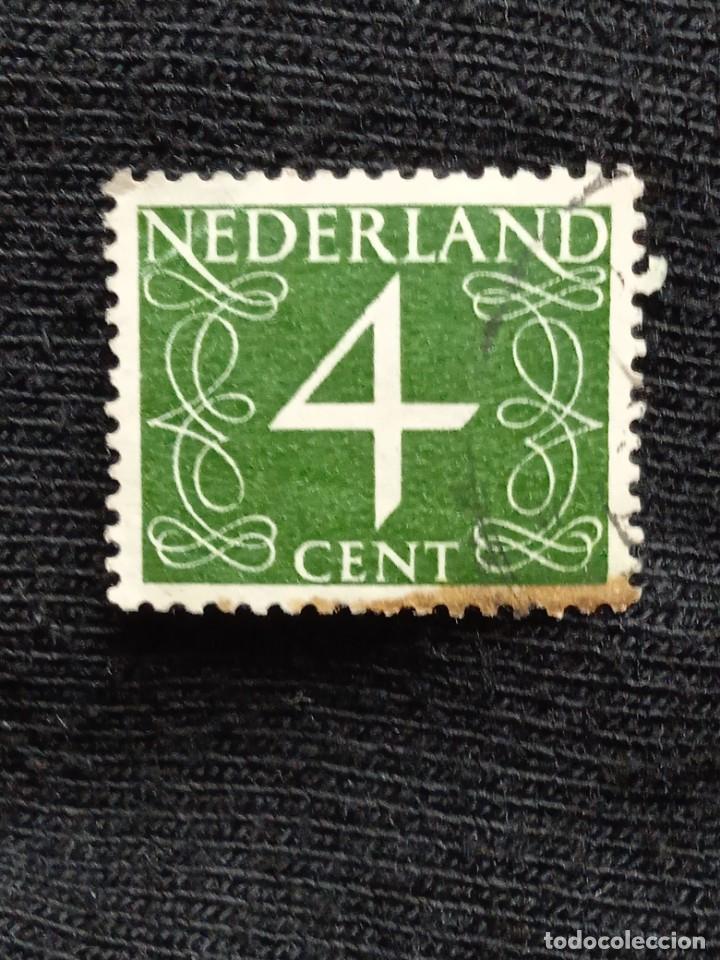 Sellos: HOLANDA 4 CENT CIFRAS A&Ntilde;O 1946. - Foto 1